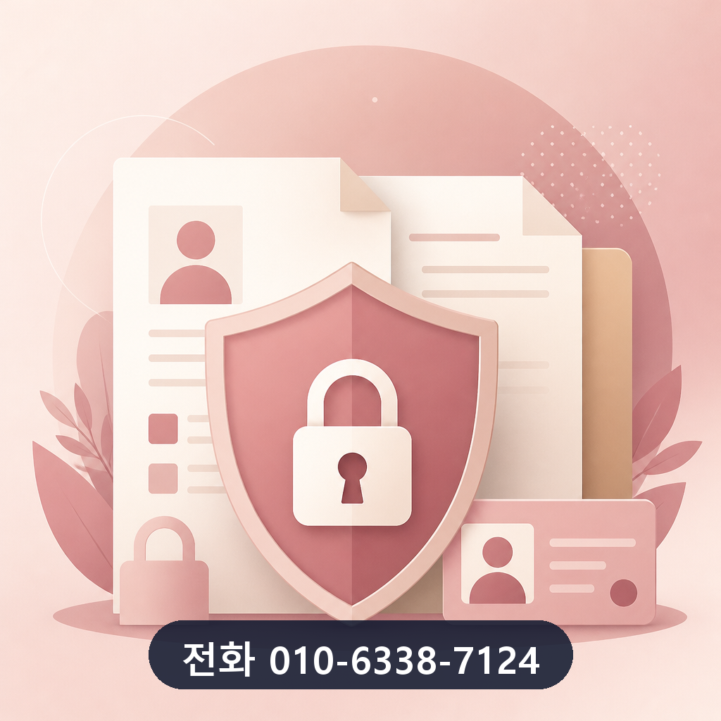신용카드 잔여 현금화 개인정보 보호 이미지